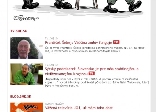 sme.sk 14.3.2014 - Žeby to boli bratia?